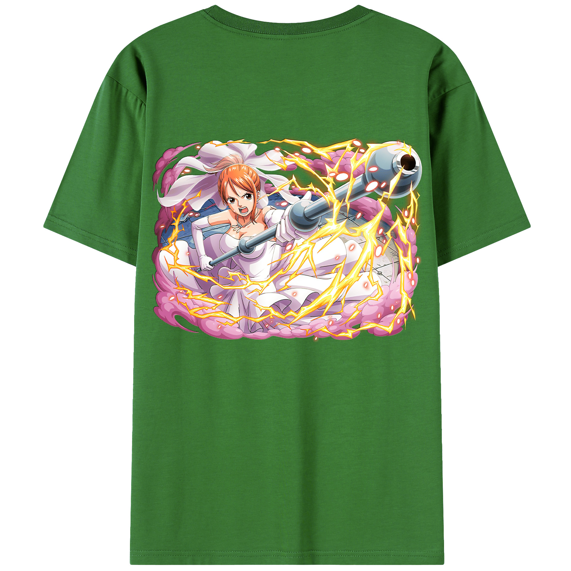 （画像用） ワンピース ナミ ONE PIECE Nami レディース半袖Tシャツ(バックプリント)